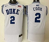 Duke Blue Devils #2 Quinn Cook White Basketball Stitched NCAA Jersey,baseball caps,new era cap wholesale,wholesale hats